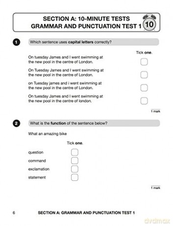 Ks2 Sats Test Builder Grammar Punct Spel [KSIĄŻKA]