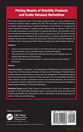 Kwok - Pricing Models Of Volatility - Kwok [KSIĄŻKA]