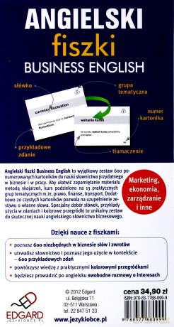 Angielski Fiszki Business English [KSIĄŻKA]