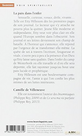 La Paix Dans Lenfer - Etty Hillesum [KSIĄŻKA]