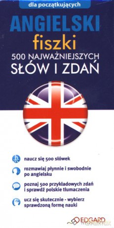 Angielski Fiszki. 500 Najważniejszych Słów I Zdań [KSIĄŻKA]