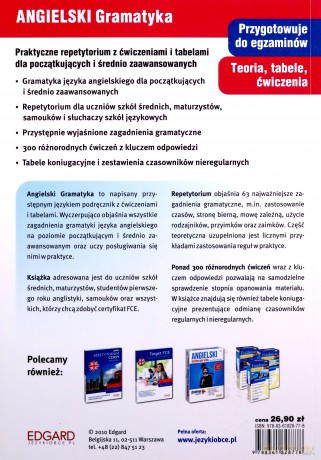 Angielski Gramatyka - Zimnoch Katarzyna [KSIĄŻKA]