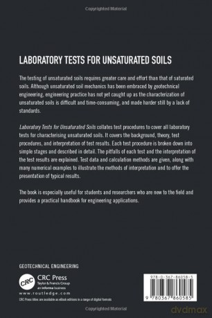 Laboratory Tests For Unsaturated Soils - Eng-Choon Leong [KSIĄŻKA]