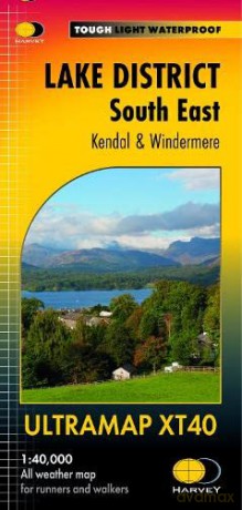 Lake District South East - Harvey Maps [KSIĄŻKA]