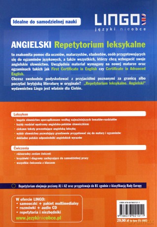 Angielski Repetytorium Leksykalne Wyd.Rozszerzone [KSIĄŻKA]
