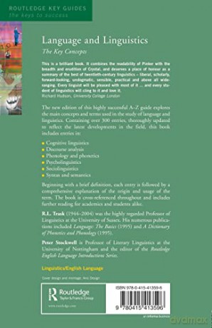 Language And Linguistics: The Key Concep - R.L. Trask [KSIĄŻKA]