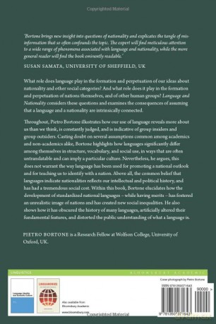 Language And Nationality - Pietro Bortone [KSIĄŻKA]