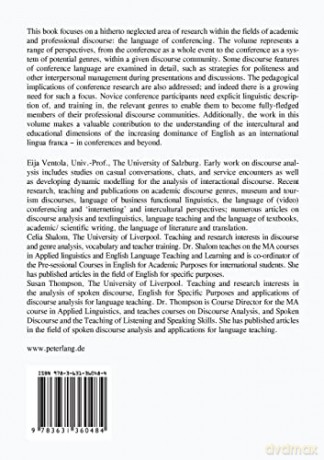 Language Of Conferencing - Eija Ventola [KSIĄŻKA]