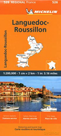 Languedoc Roussillon Michelin Map 526 - Michelin [KSIĄŻKA]