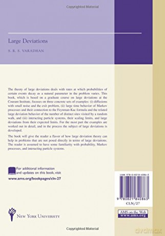 Large Deviations Cln 27 [KSIĄŻKA]