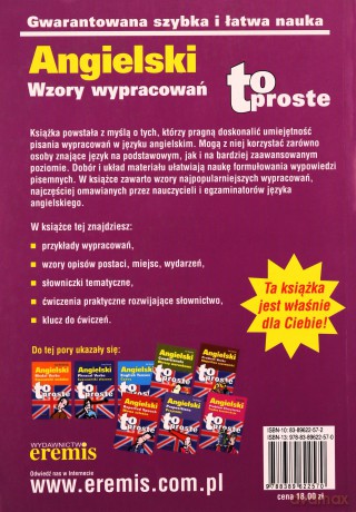 Angielski Wzory Wypracowań To Proste - Ogorzałek [KSIĄŻKA]