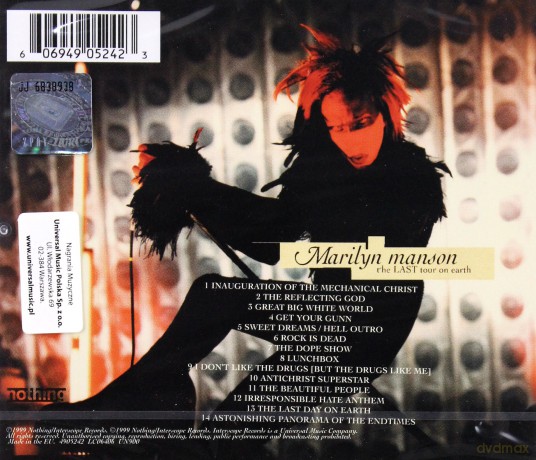 Marilyn Manson: The Last Tour On Earth (Live) [CD]