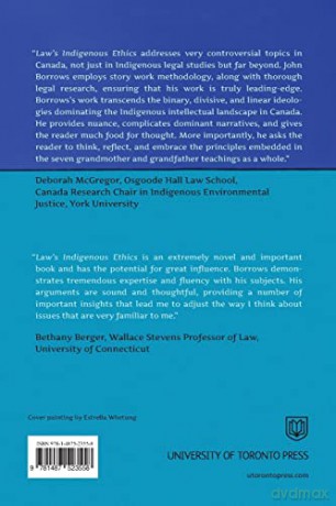 Laws Indigenous Ethics - John Borrows [KSIĄŻKA]
