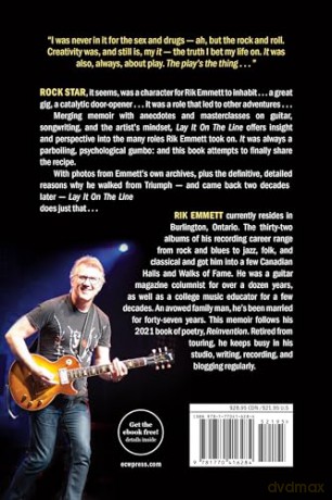 Lay It On The Line - Rik Emmett [KSIĄŻKA]