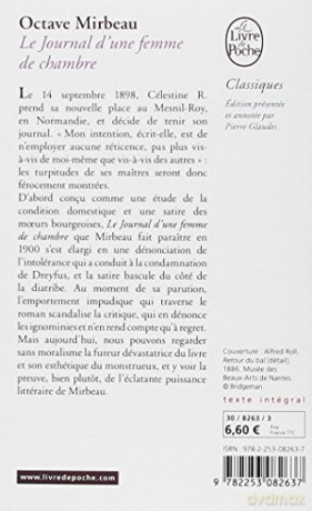 Le Journal Dune Femme De Chambre - Octave Mirbeau [KSIĄŻKA]