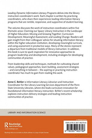 Leading Dynamic Information Literacy Pro - Anne Behler [KSIĄŻKA]