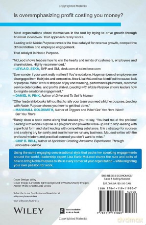 Leading With Noble Purpose - Lisa Earle Mcleod [KSIĄŻKA]