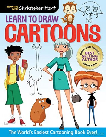 Learn To Draw Cartoons - Christofer Hart [KSIĄŻKA]