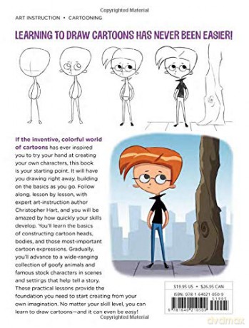 Learn To Draw Cartoons - Christofer Hart [KSIĄŻKA]