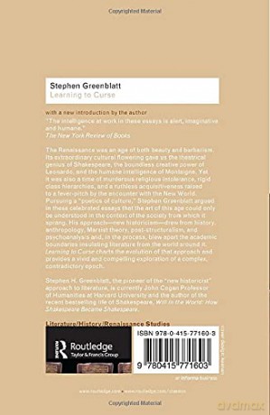 Learning To Curse - Stephen Greenblatt [KSIĄŻKA]