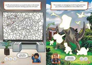 Lego Jurassic World 800 Stickers [KSIĄŻKA]