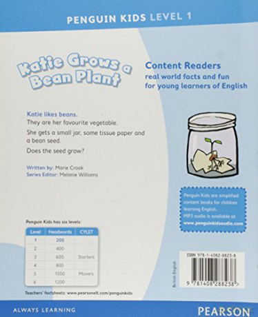 Level 1 Katie Grows A Bean Plant Clil - Marie Crook [KSIĄŻKA]