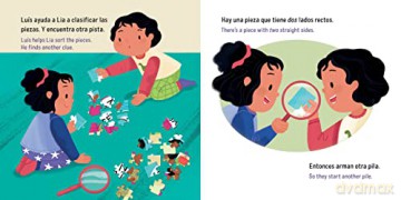 Lia Y Lus Desconcertados Lia Lus Puzzled - Ana Crespo [KSIĄŻKA]