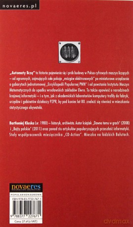 Automaty Liczą Komputery Prl - Kluska B. [KSIĄŻKA]