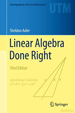 Linear Algebra Done Right - Axler [KSIĄŻKA]