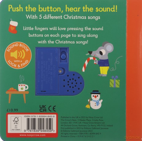 Listen To The Christmas Songs Sound Book - Marion Billet [KSIĄŻKA]