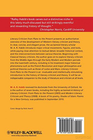 Literary Criticism From Plato To The Pre - M. A. R. Habib [KSIĄŻKA]