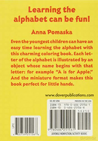 Little Abc Colouring Book - Anna Pomaska [KSIĄŻKA]