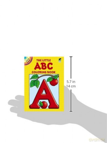 Little Abc Colouring Book - Anna Pomaska [KSIĄŻKA]