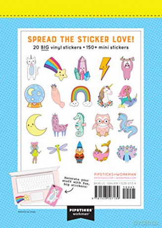 Little Book Of 20 Huge Magical Stickers - Pipsticks [KSIĄŻKA]