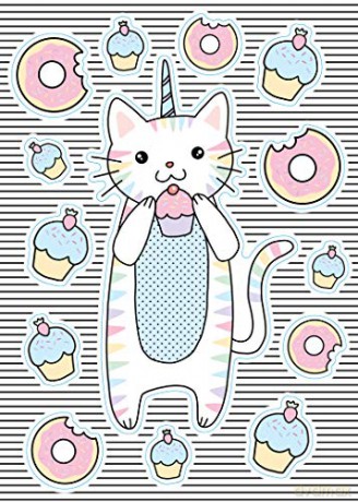 Little Book Of 20 Huge Magical Stickers - Pipsticks [KSIĄŻKA]