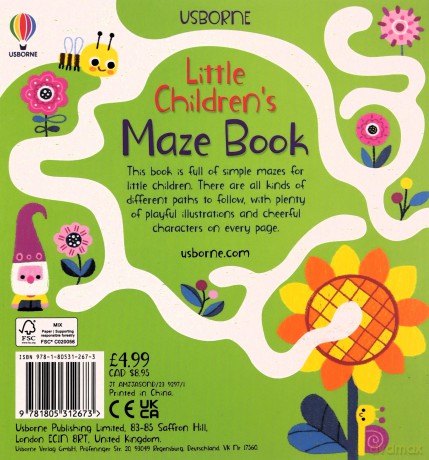 Little Childrens Maze Book - Matthew Oldham [KSIĄŻKA]