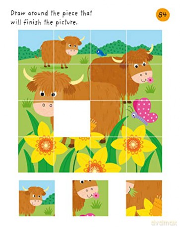 Little Childrens Springtime Puzzles - Kirsteen Robson [KSIĄŻKA]
