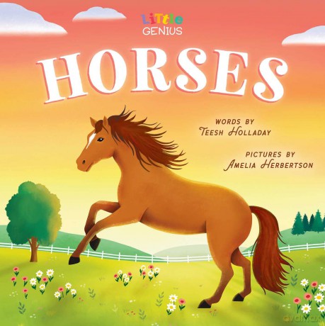Little Genius Horses - Teesh Holladay [KSIĄŻKA]