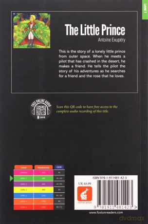 Little Prince Foxton Reader Level1 400 H - Antoine Exup Ry [KSIĄŻKA]