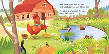 Little Red Hen - Lesley Sims [KSIĄŻKA]