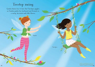 Little Sticker Dolly/Garden Fairy - Fiona Watt [KSIĄŻKA]