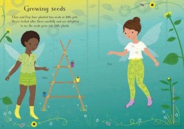 Little Sticker Dolly/Garden Fairy - Fiona Watt [KSIĄŻKA]