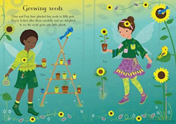 Little Sticker Dolly/Garden Fairy - Fiona Watt [KSIĄŻKA]