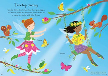 Little Sticker Dolly/Garden Fairy - Fiona Watt [KSIĄŻKA]