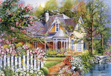 CASTOR 500 Yellow House With Picket Fence B-51878 [PUZZLE]