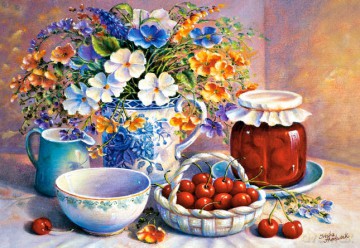 CASTOR 500 Cherries In China Basket B-51816 [PUZZLE]