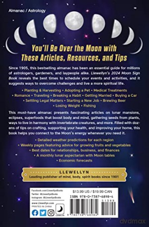 Llewellyns Moon Sign Book 2024 - Llewellyn Worldwide [KSIĄŻKA]