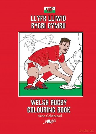 Llyfr Lliwio Rygbi Cymru Welsh Rugby Col - Anne Cakebread [KSIĄŻKA]