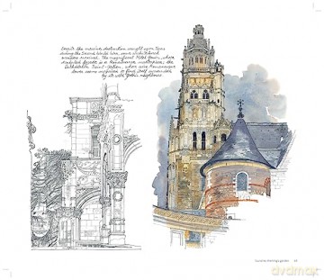 Loire Valley Sketchbook - Fabrice Moireau [KSIĄŻKA]