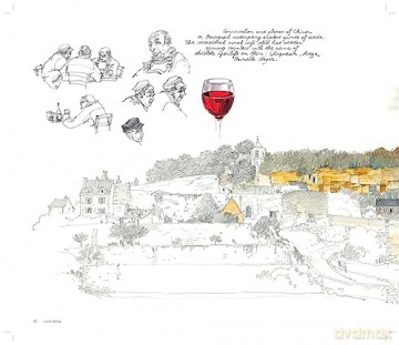 Loire Valley Sketchbook - Fabrice Moireau [KSIĄŻKA]